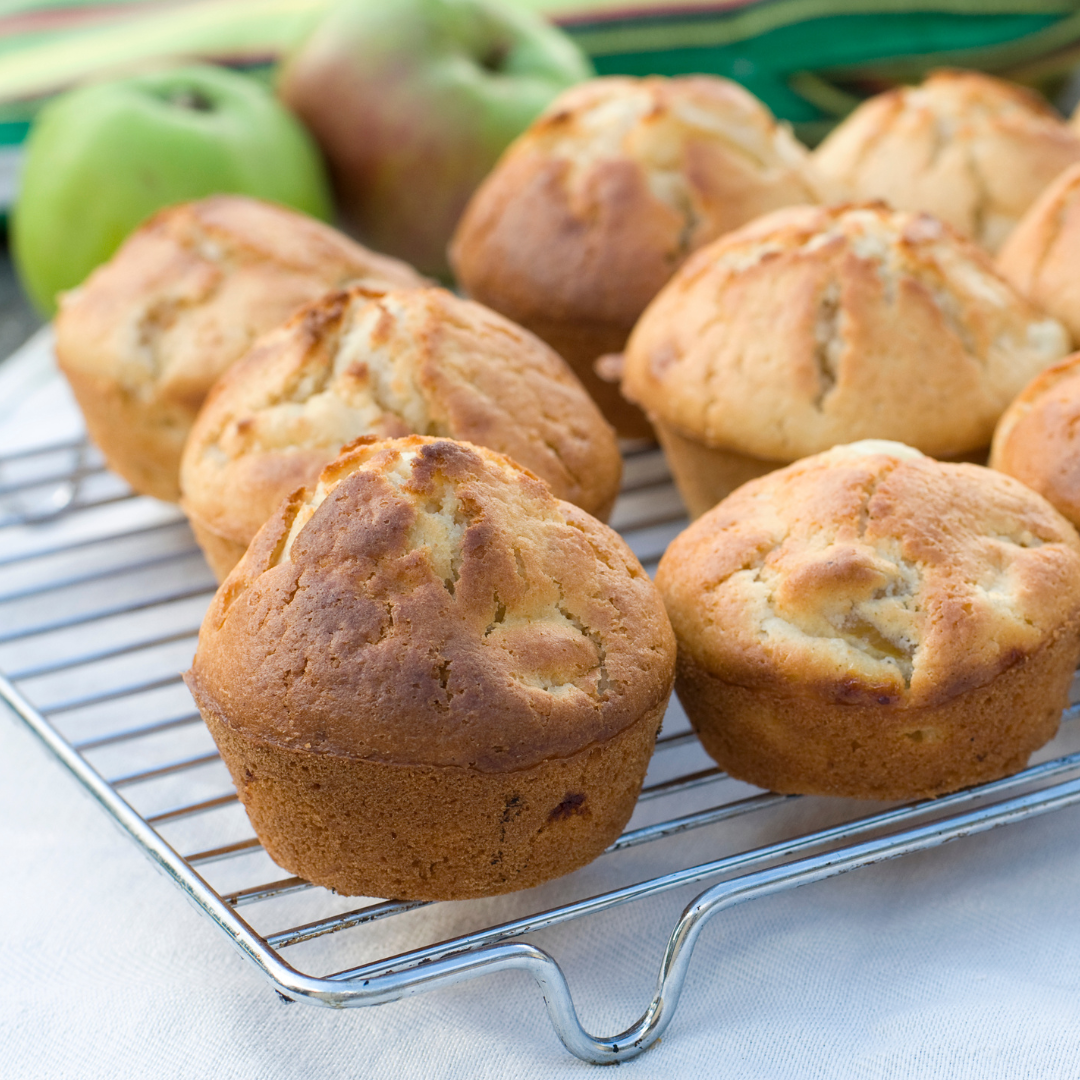 Almond Carrot and Apple Protein Muffins