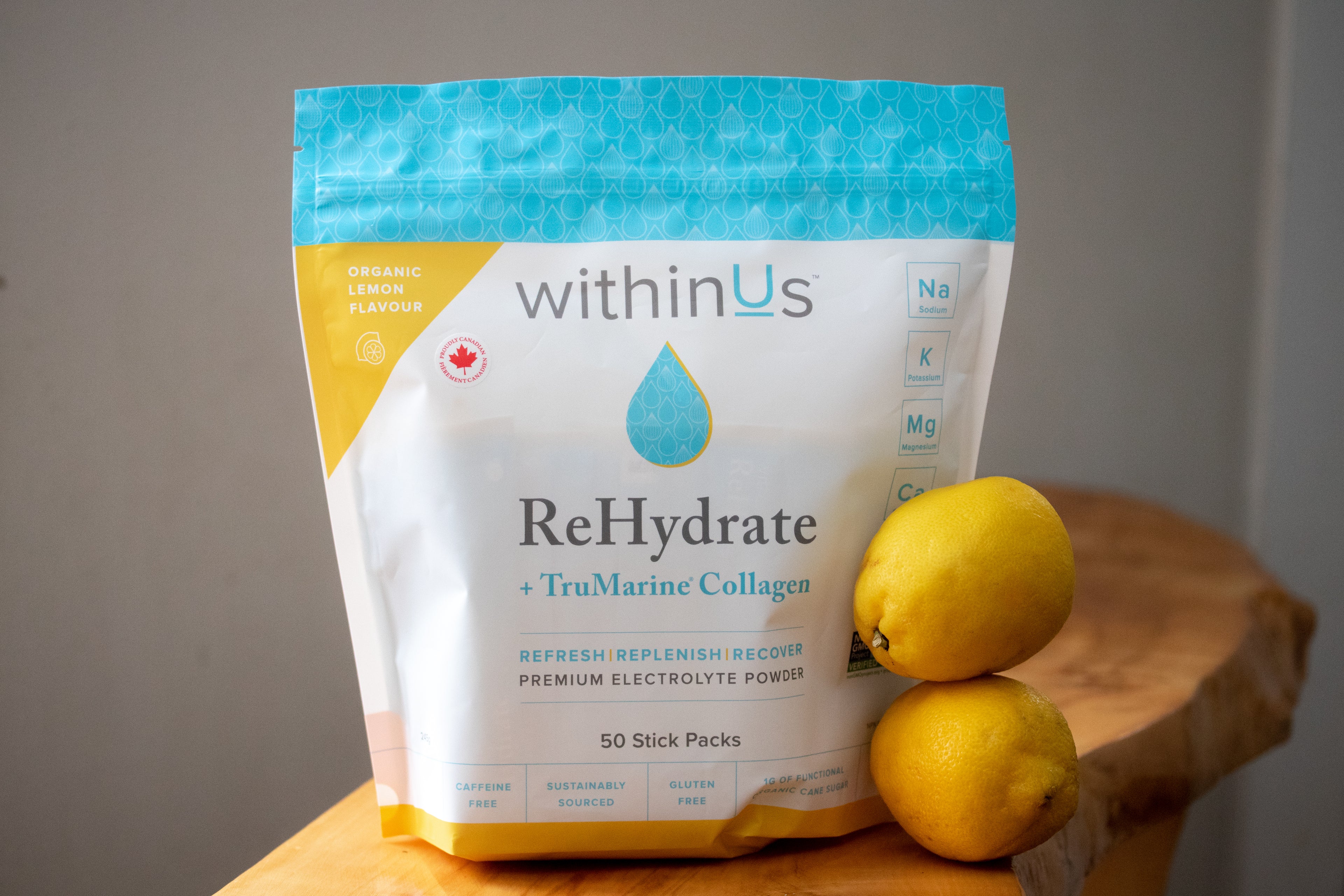 Rehydrate + TruMarine Collagen Sticks (50) Within Us