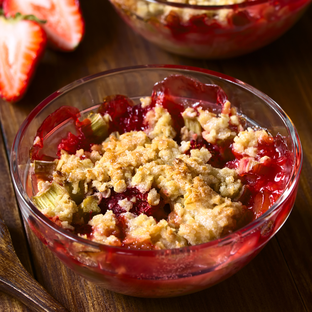 Old-Fashioned Strawberry-Rhubarb Crisp