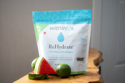 Rehydrate + TruMarine Collagen Sticks (50) Within Us