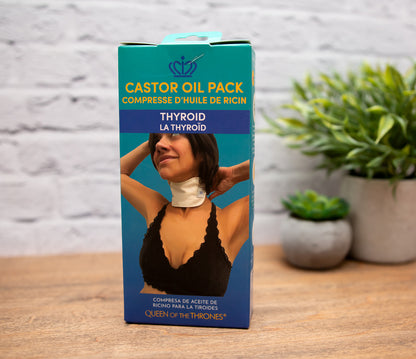 Neck Castor Oil Pack Single- Thryoid