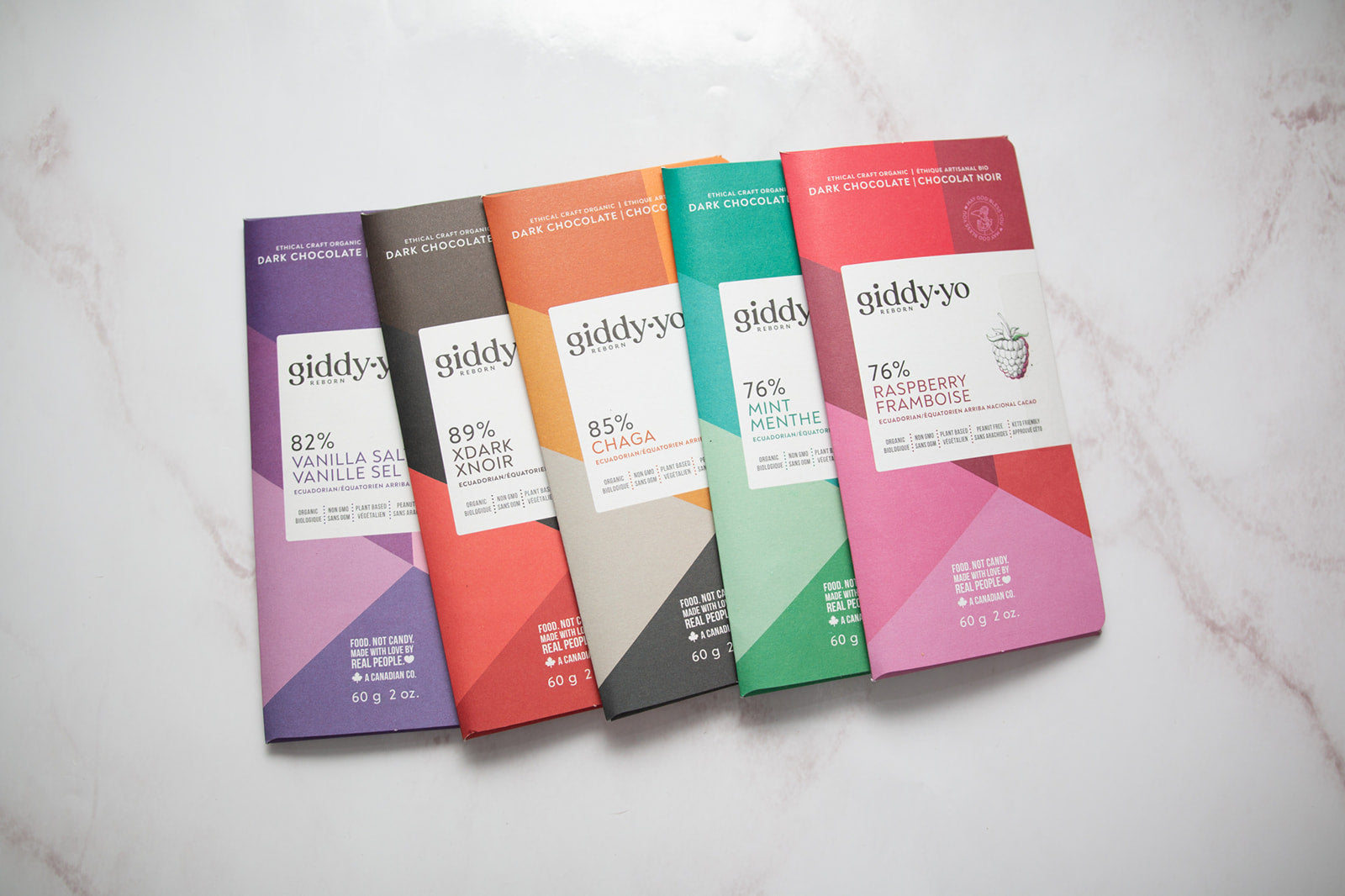 GiddyYo Dark Chocolate Bars