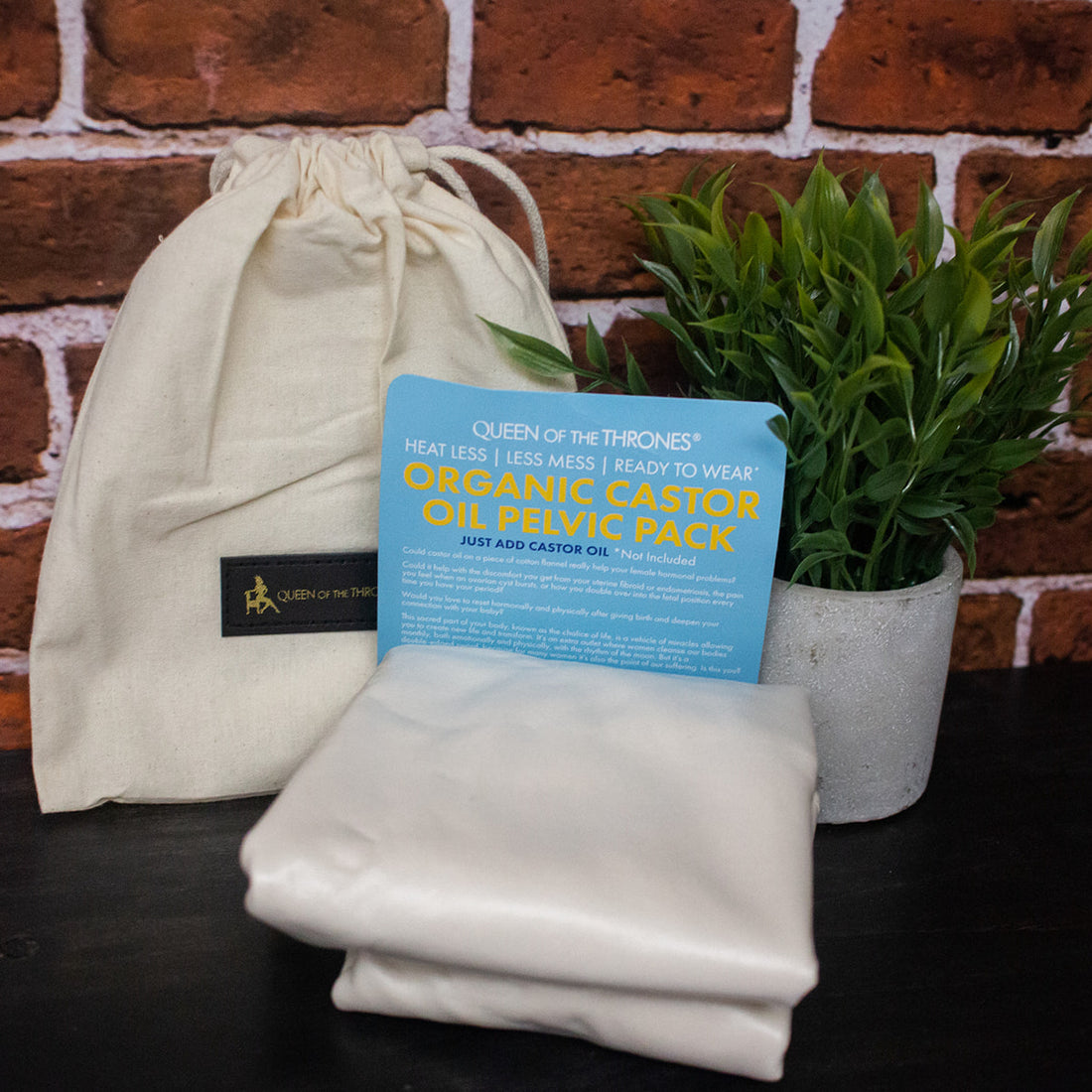 Pelvic Castor Oil Pack-  Castor Oil Pelvic &amp; Hips Pack